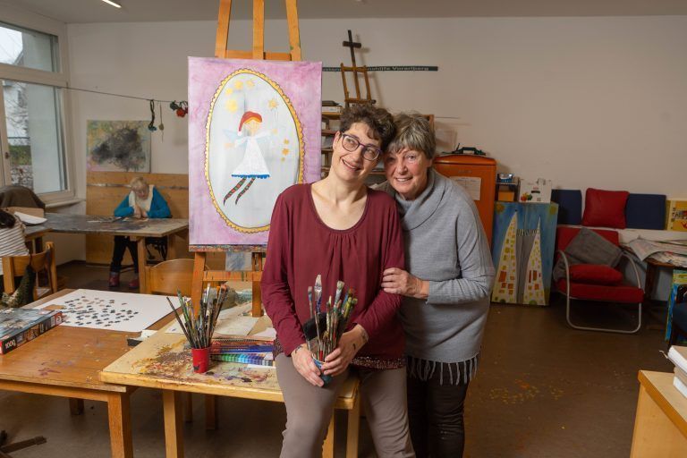 Ein eingespieltes Mutter-Tochter-Team: Gertrude und Irmgard Dornig. <span class="copyright">Hartinger</span>