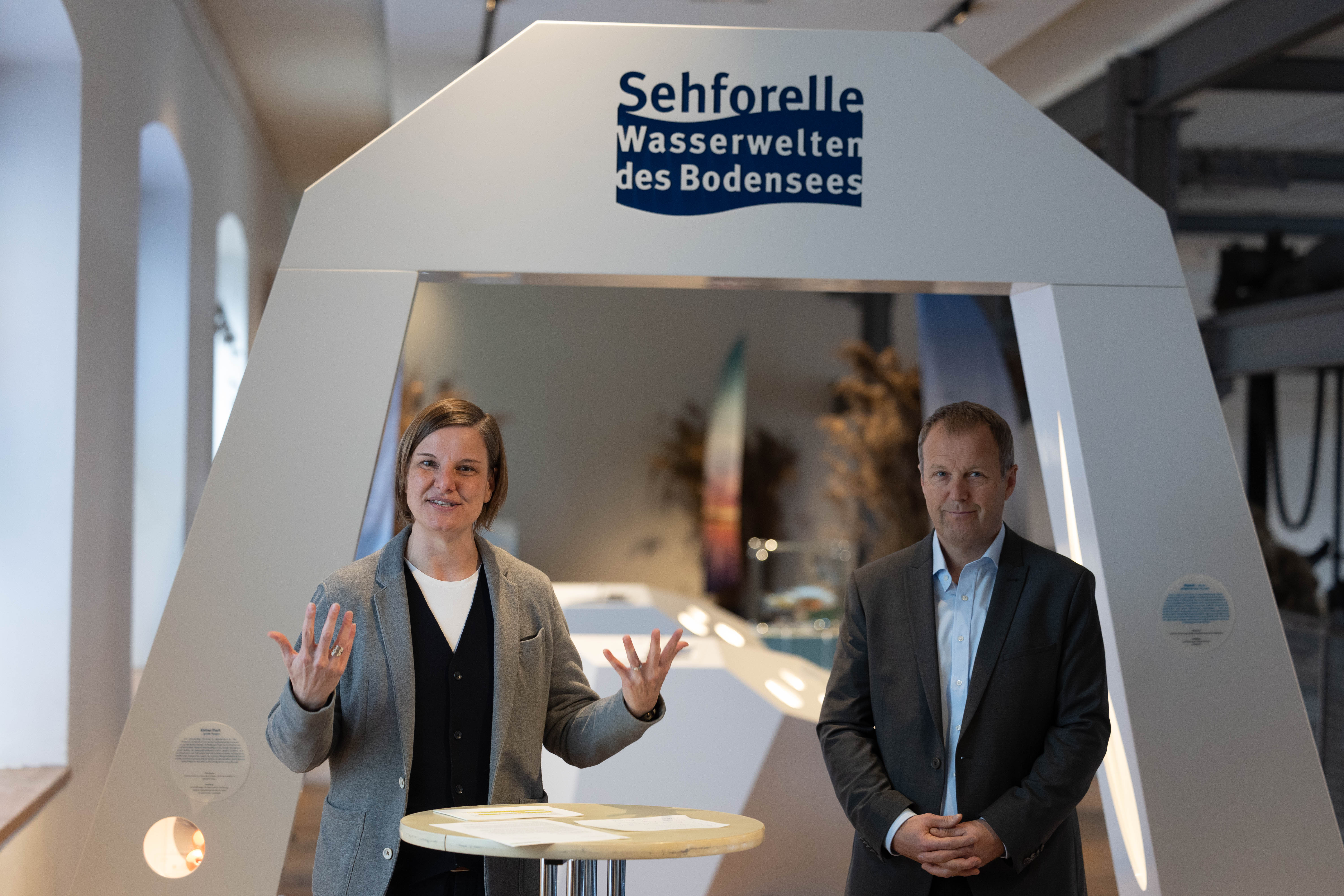 Ruth Swoboda und Thomas Blank bei der Pressekonferenz. <span class="copyright">Klaus hartinger</span>