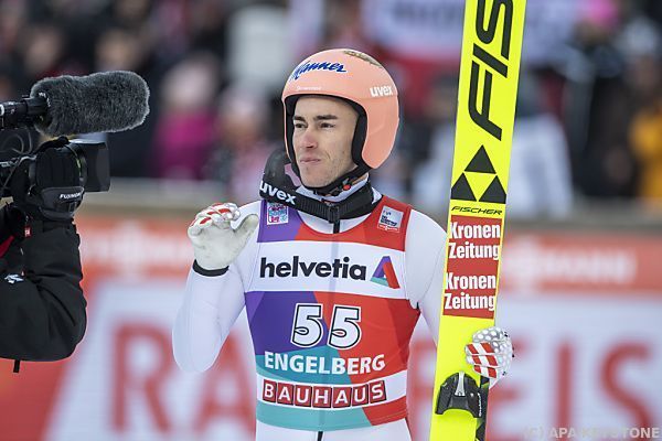 ÖSV-Tournee-Team mit Kraft, Fettner, Hörl und Hayböck