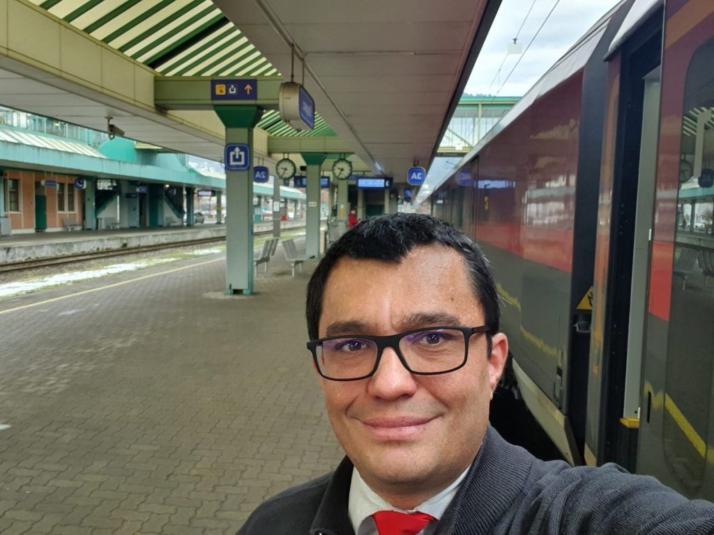 Auch zu Weihnachten im Railjet unterwegs