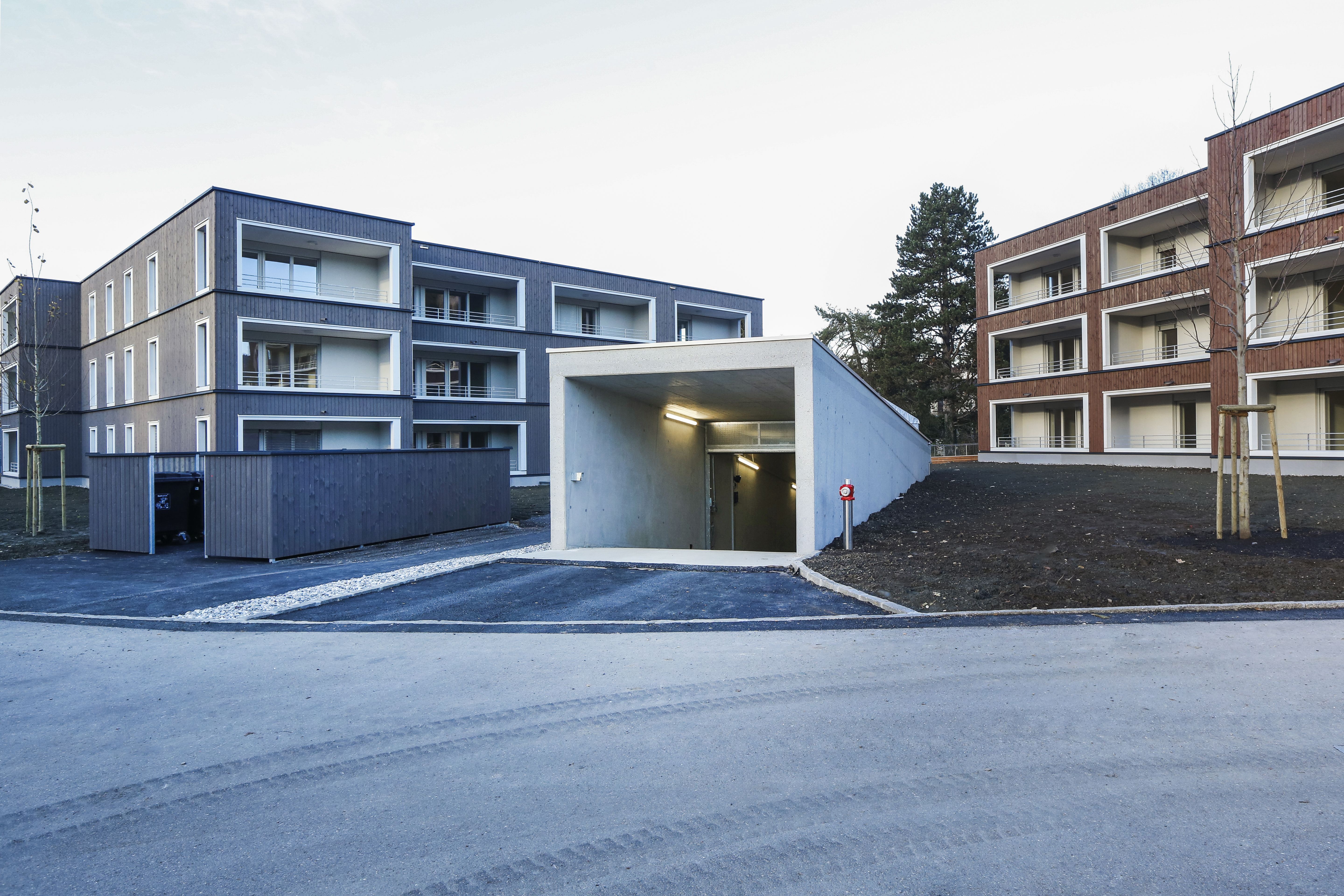 Vorzeigeprojekt Wohnanlage Feldmoos in Bregenz.  <span class="copyright">Vogewosi</span>
