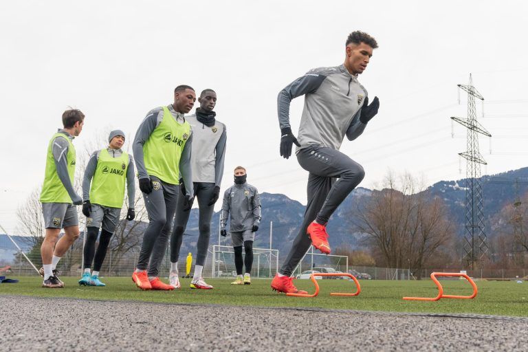 Die Altacher Spieler mussten sich auch koordinativ beweisen. <span class="copyright">Stiplovsek</span>