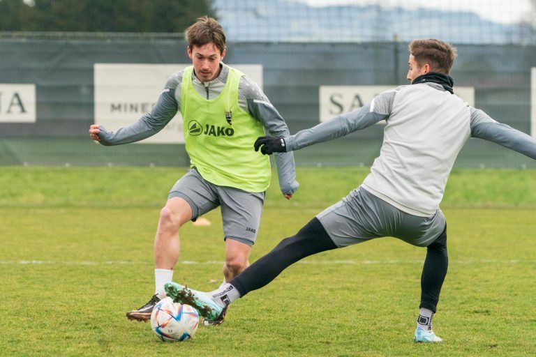 Jurica Jurcec, nahm als Testspieler am Training des SCRA teil. <span class="copyright">Stiplovsek</span>