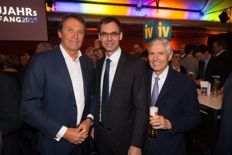 Werner Deuring (l.), Markus Wallner und Walter-Heinz Romberg. <span class="copyright">Klaus Hartinger</span>