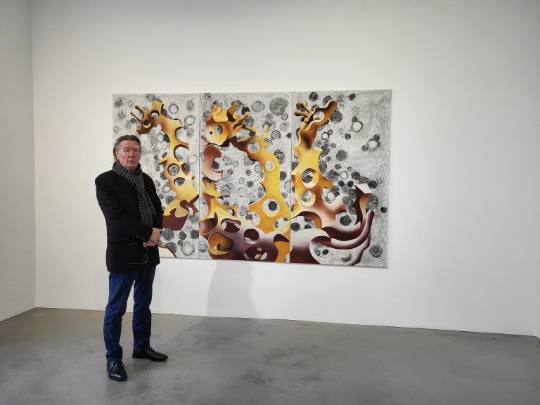 Wolfgang Walkensteiner und seine Werke im Bildraum Bodensee.<span style="color: rgba(111, 111, 111, var(--tw-text-opacity)); font-size: 0.75rem; text-transform: uppercase;"><span class="copyright">Sieglinde Wöhrer</span></span>