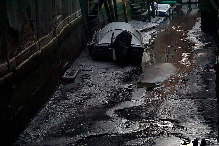 Niedriger Wasserstand sorgt für Probleme in Venedig und am Gardasee