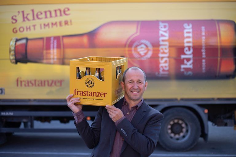 Kurt Michelini, Geschäftsführer der Brauerei Frastanz.  <span class="copyright">Klaus Hartinger</span>