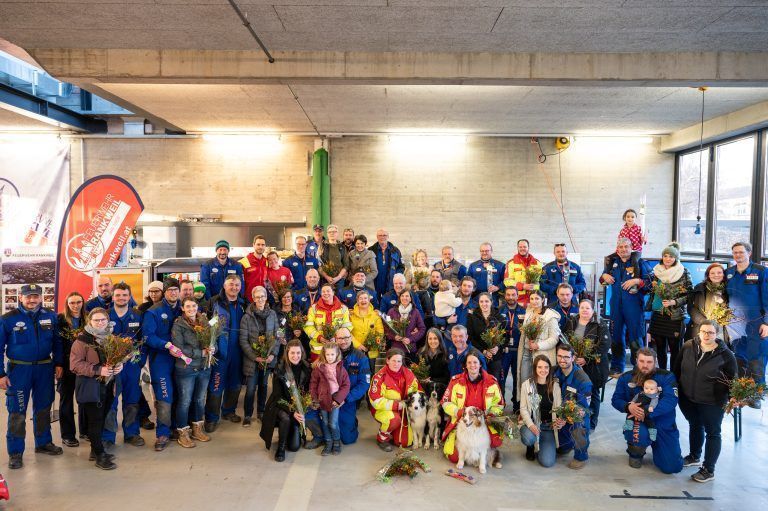 In Rankweil wurde das Saruv-Team am 14. Februar 2023 wieder in Empfang genommen. <span class="copyright">VLK/Serra</span>