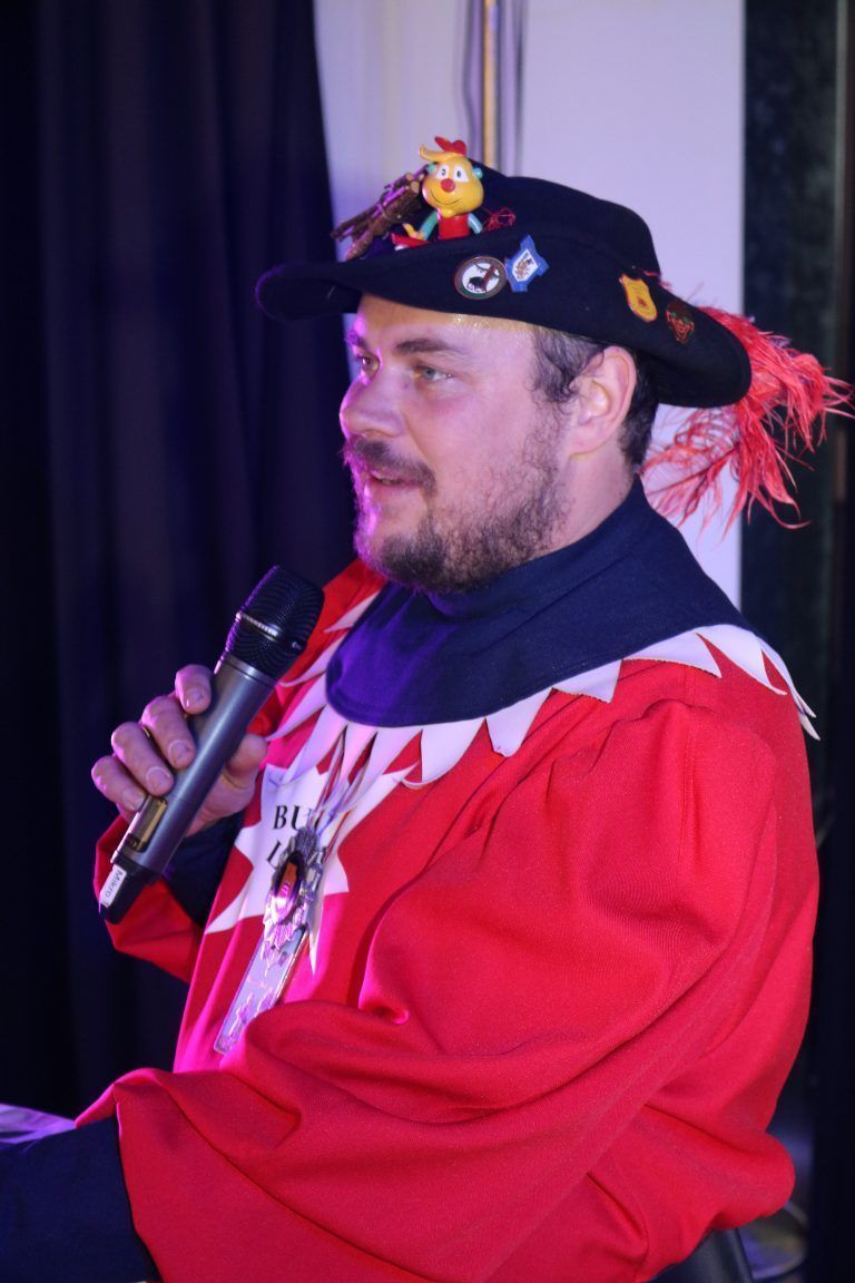 Zunftmeister Jürgen Winder feiert sein zehnjähriges Jubiläum im Amt. <span class="copyright">Fasnatzunft Buch</span>