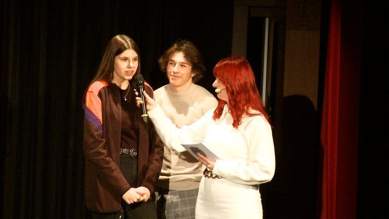 Bei der Abschlussveranstaltung im Kulturhaus Dornbirn.<span class="copyright"> privat</span>