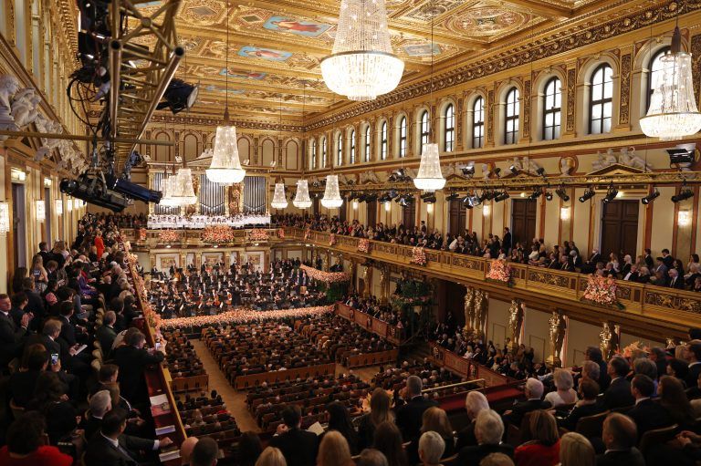 Das Neujahrskonzert im goldenen Musikvereinssaal. <span class="copyright">Dieter Nagl</span>