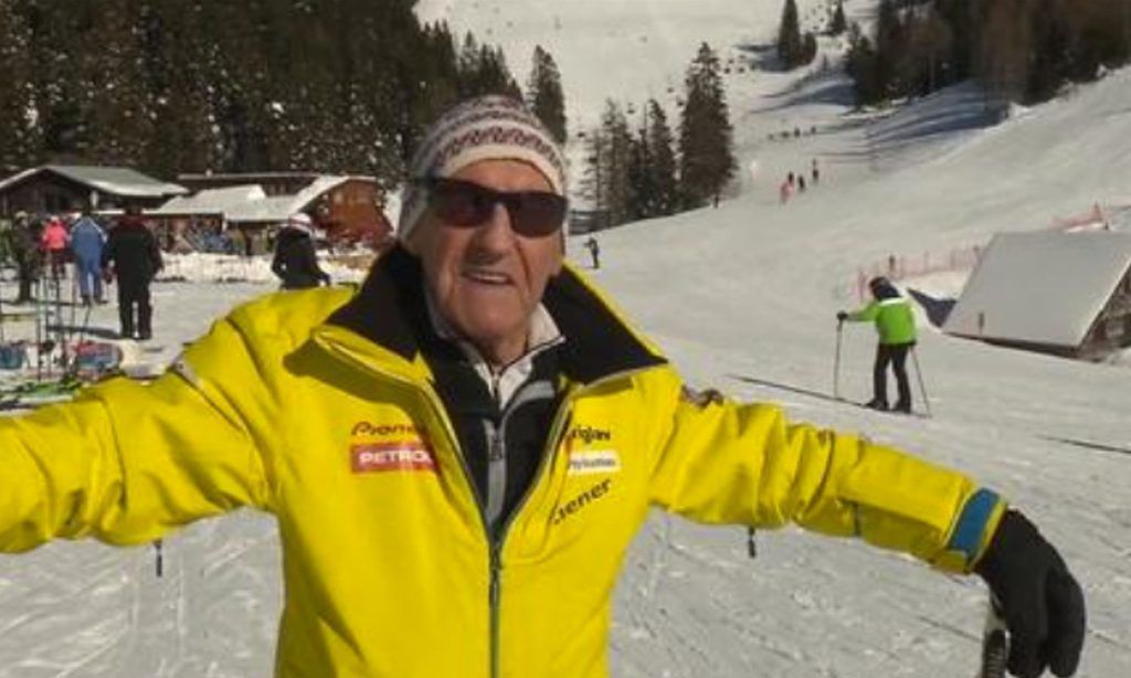 Ein 91-Jähriger fährt an über 100 Tagen im Jahr Ski