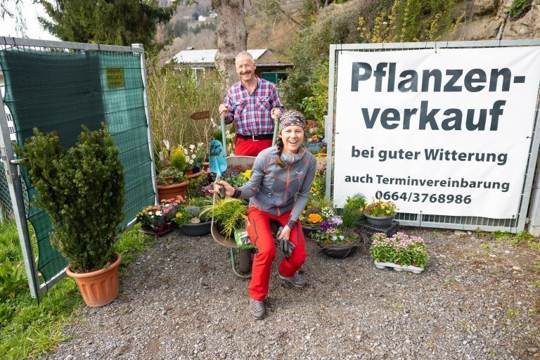 Alexander Bischof und Mitarbeiterin Christine Sutterlüty. <span class="copyright">Klaus Hartinger</span>