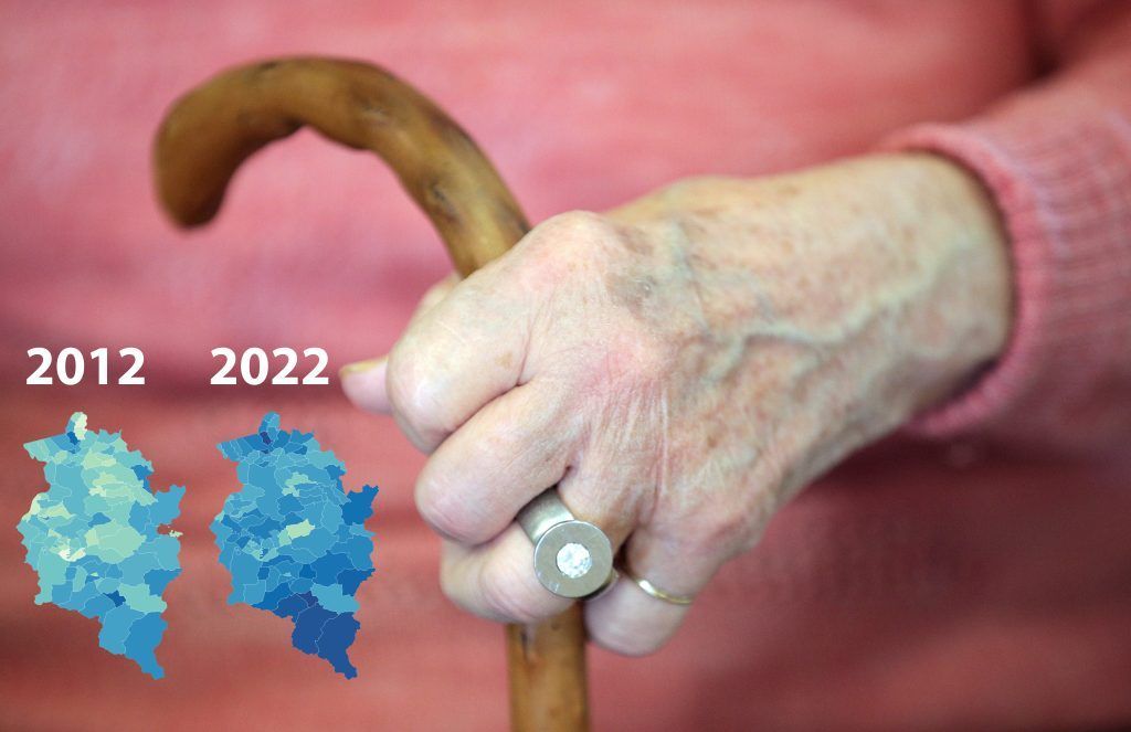 Wie stark Vorarlberg in zehn Jahren gealtert ist