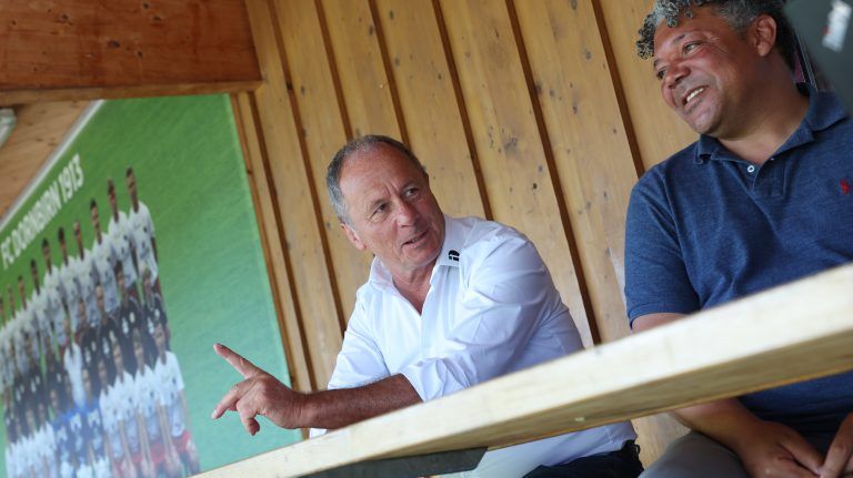 Hubert Domig und Eric Orie im Gespräch. <span class="copyright">Klaus Hartinger</span>