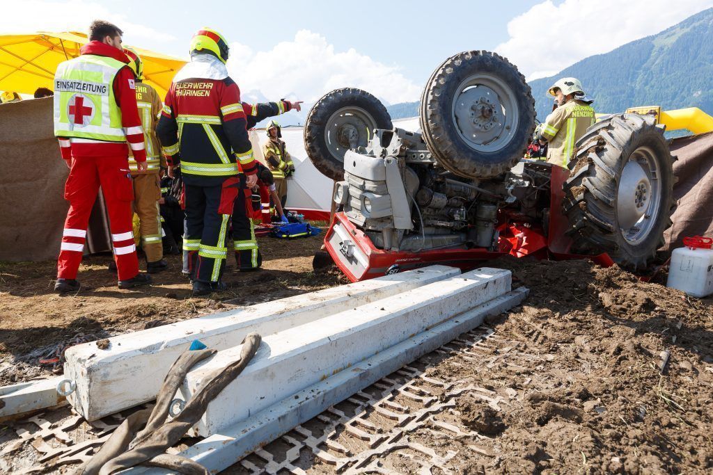Thüringen: Schwerer Unfall bei Traktor-Treffen