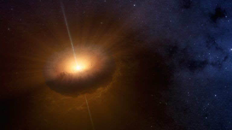 Sterne leuchten in sehr unterschiedlicher Intensität. <span class="copyright">Nasa</span>