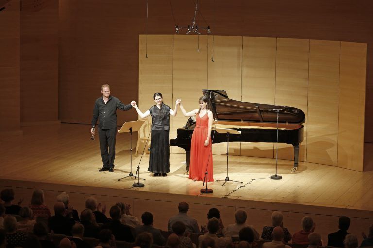 Mattias Schorn, Tatiana Korsunskaya und Regula Mühlenmann in Schwarzenberg.<span class="copyright">SPRENGER ERHARD</span>