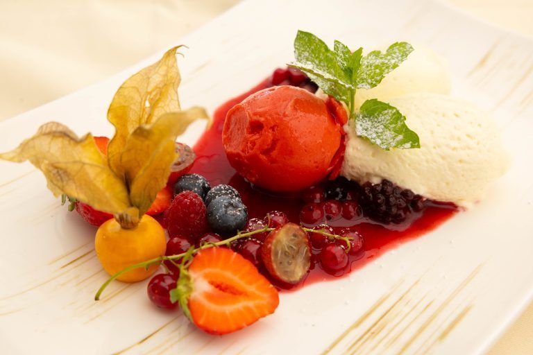 Sorbets und Saucen sind hausgemacht. <span class="copyright">Hartinger</span>