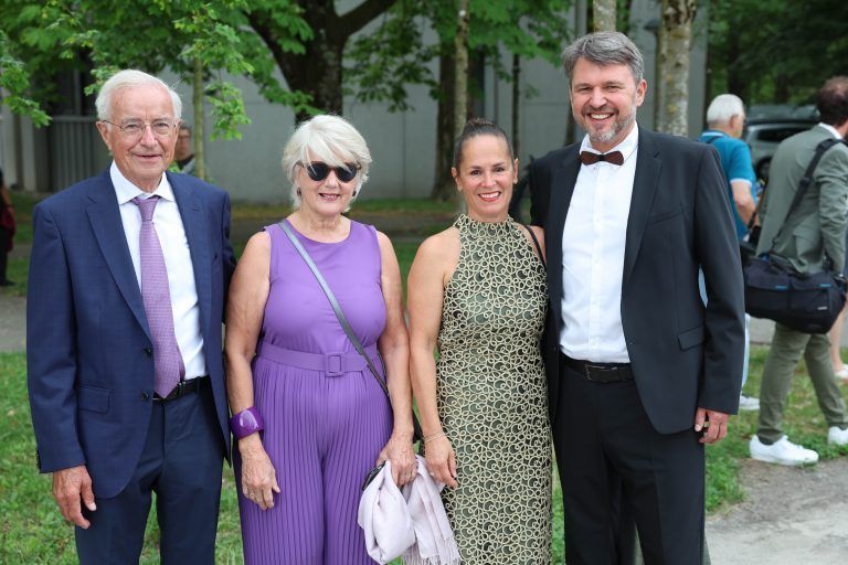 Herbert und Ilga Sausgruber, Beate und Kurt Fischer. <span class="copyright">Hartinger</span>