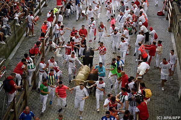 Erneut Verletzte bei Stierhatz in Spanien