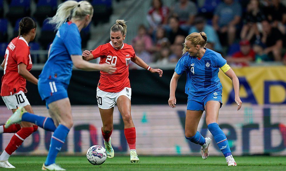 ÖFB-Frauen im Freundschaftsspiel gegen Island geschlagen
