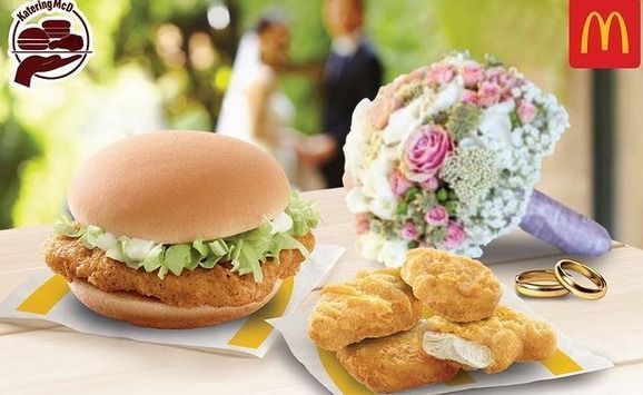 Neues McDonald&#8217;s Hochzeitsmenü in Indonesien