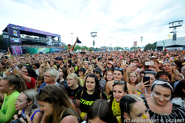 Vorbereitungen für das Frequency-Festival im Endspurt