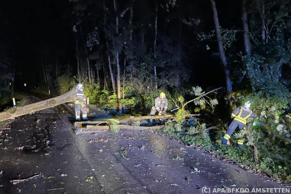 Neuerlich Unwetter in weiten Teilen Österreichs