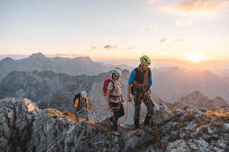 Beim Aufstieg auf die Zimba. <span class="copyright">Mathäus Gartner - Montafon Tourismus GmbH</span>