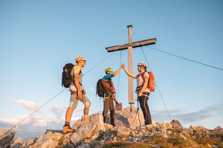 Am Gipfel der Zimba. <span class="copyright">Mathäus Gartner - Montafon Tourismus GmbH</span>
