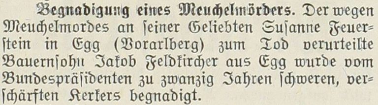 Feldkircher wird begandigt. <span class="copyright">anno</span>