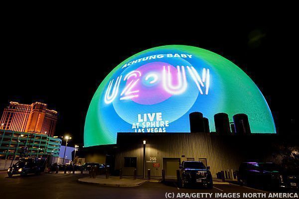 U2 eröffneten neue Mega-Eventhalle in Las Vegas