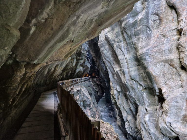 Ein Highlight der Wanderung: die Taminaschlucht. <span class="copyright">Gerhard Vylet</span>