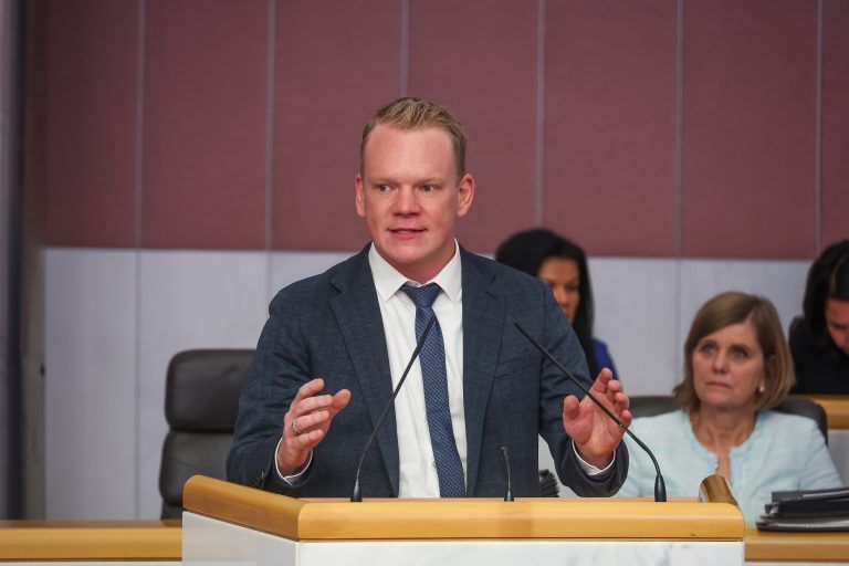 FPÖ-Klubobmann Christof Bitschi und seine Fraktion haben das Thema für die aktuelle Stunde vorgegeben. <span class="copyright">steurer</span>