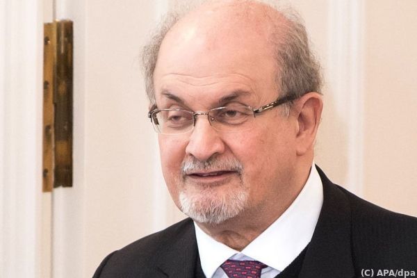 Autor Salman Rushdie bei Frankfurter Buchmesse