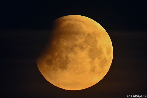 Partielle Mondfinsternis am Samstagabend zu sehen