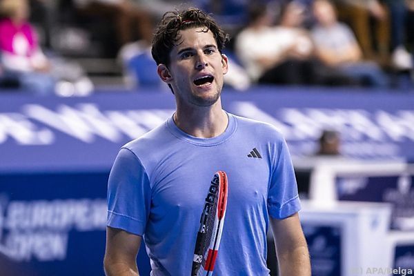 Thiem nach hartem Kampf in Antwerpen gegen Nardi weiter