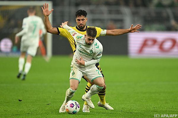 Dortmund nach Sieg gegen Werder vorerst an Tabellenspitze