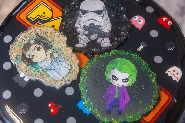 Motive aus „Star Wars“ und der „Joker“ zieren die Untersetzer.<span class="copyright"> hartinger</span>