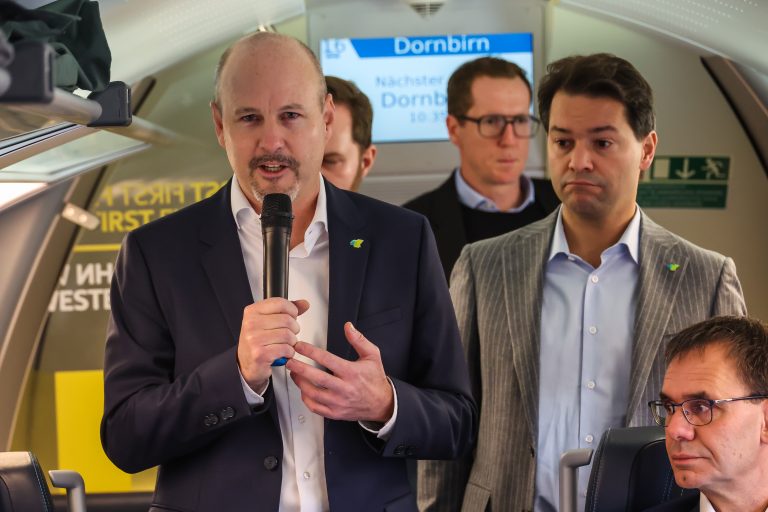 Die Westbahn-Vorstände freuten sich über die zusätzliche Verbindung nach Wien. <span class="copyright">steurer</span>