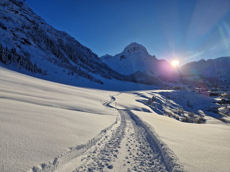 Die traumhaft schöne Winterlandschaft auf dem Weg nach Stubenbach. <span class="copyright">Vylet</span>