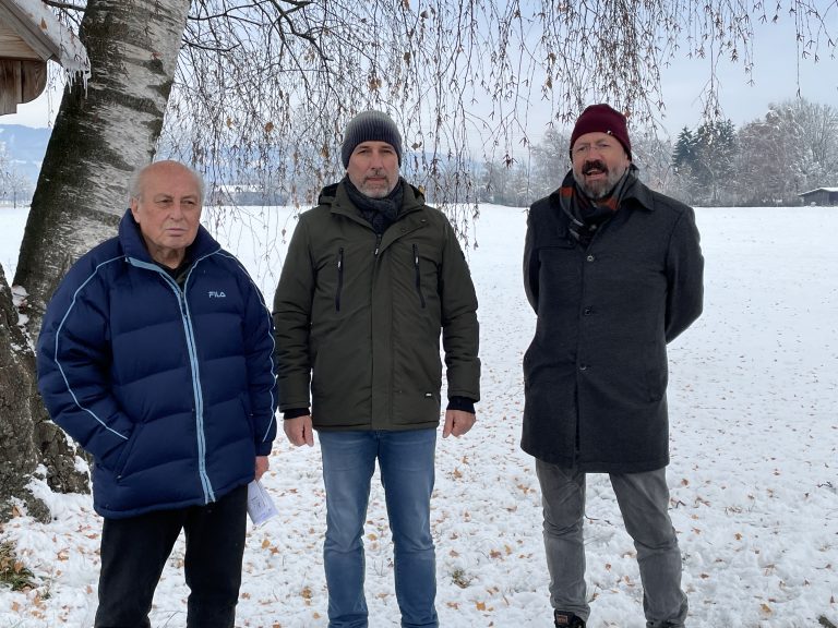V. l. n. r.: Heribert Hütter (SPÖ), Bernd Schnetzer (ÖVP), Bernhard Weber (Grüne) <span class="copyright">NEUE</span>