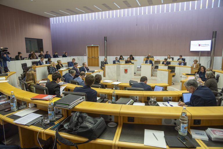 Zehn Sitzungen mit insgesamt zwölf Sitzungstagen gab es heuer im Landtag. <span class="copyright">Paulitsch</span>