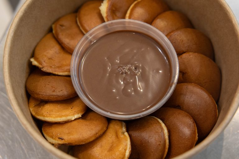 Die Mini Pancakes mit Nutella: Auch ein Klassiker. <span class="copyright">Hartinger</span>