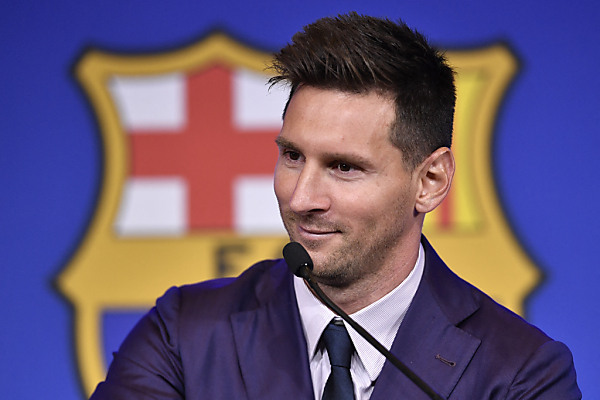 Barcelonas Servietten-Vertrag mit Messi wird versteigert