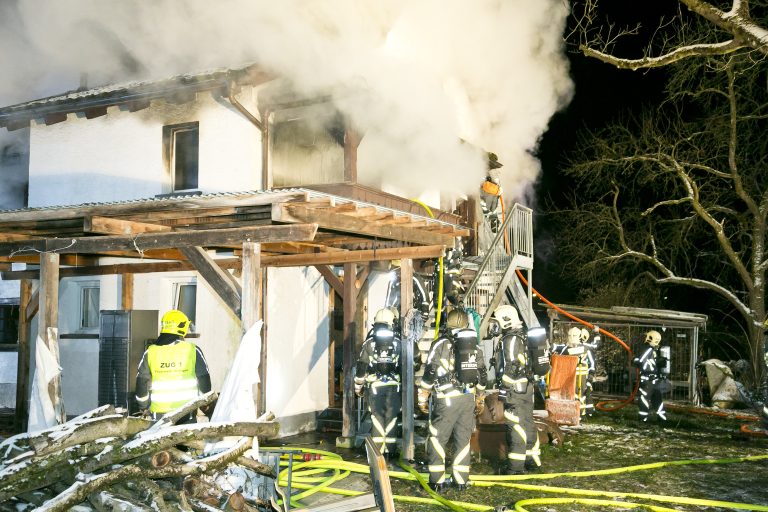 Wohnhausbrand in Feldkirch <span class="copyright">Dietmar Mathis</span>
