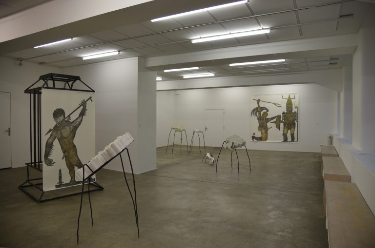 Tinzls und Werners Werke "Looming at the horizon" im Kunstforum Montafon.<span class="copyright">Roland Haas</span>