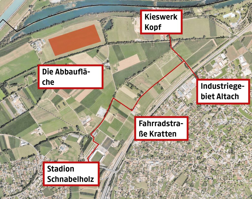 Diese fünf Altacher wollen keine Straße im Ried