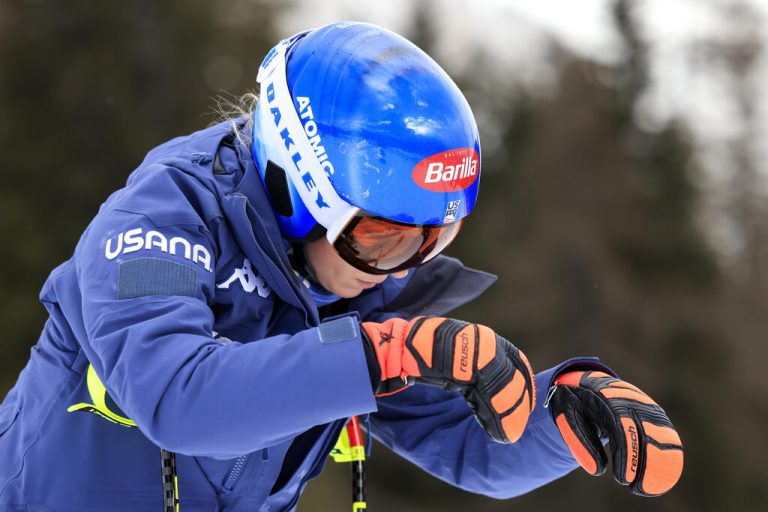 Mikaela Shiffrin bei der Besichtigung <span class="copyright">GEPA pictures</span>